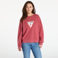 Bluza Guess Jeans Cn Os Iconic Tria Washed Red M