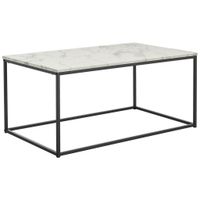 MID.YOU KONFERENČNÝ STOLÍK, čierna, biela, kov, kompozitné drevo, 100/60/45 cm