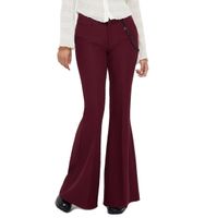 KILLSTAR - Vile Vixen Schlaghosen - Rot XL