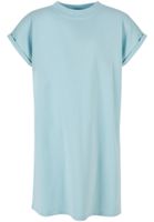 Ocean Blue Extended Shoulder Turtle Dress for Girls