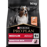 PRO PLAN Medium Adult Sensitive Skin granule pre psov losos 14 kg
