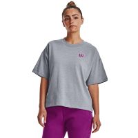 T-shirt Under Armour W Logo Lc Oversized Hw Ss Steel Light Heather XS