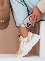 Női STEPLIFT sportcipő arany Dstreet