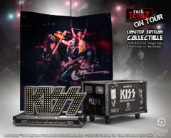 Dekoration Kiss - Rock Ikonz - On Tour Road Case + Stage Backdrop Set Alive! Tour