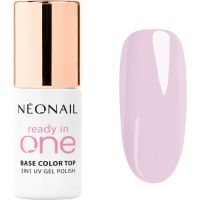 NEONAIL Ready In One 3in1 UV Gel Polish gel lak za nohte z diamantnim prahom odtenek 09 One Pastel Lilac 7.2 ml