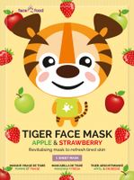 Montagne Jeunesse подхранваща маска за лице - Tiger Face Apple & Strawberry Sheet Mask