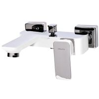 Bateria wannowa ścienna Valvex Loft chrom/biały 2456520