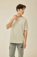 DEFACTO Comfort Regular Fit Relaxed Pattern Crew Neck Printed Short Sleeve Heavy Fabric T-Shirt