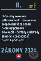 Zákony 2021 II/B - Občianske právo, Notári, Advokáti, Prokurátori, SBS - kniha z kategorie Občanské právo