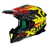 Motokrosová přilba X-Lite X-502 Nac-Nac LED Yellow  černo-žlutá  XL (61-62)