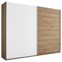 Livetastic ŠAT. SKRIŇA S POSUV. DVERAMI, biela, farba duba, 270/210/60 cm