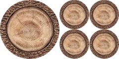 Bertoni Home Unisex's 1+4 Round Table Pads Set Robina