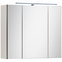 MID.YOU ZRKADLOVÁ SKRINKA, čierna, kašmírová, 80/70/23 cm