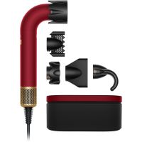 Dyson Supersonic r HD17 T1/T2 Red Velvet/Gold profesionalni sušilnik za lase z ionizatorjem Straight + Wavy 1 kos