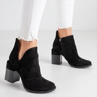 Resti Black women's ankle boots with cut-outs Namibia - Shoes