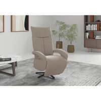Sit & More RELAXAČNÉ KRESLO, textil, béžová