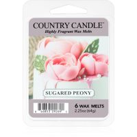 Country Candle Sugared Peony vosek za aroma lučko 64 g