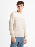 Celio Depicray Pullover Weiß