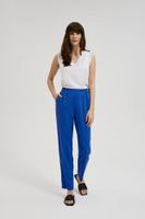 Women's canvas pants MOODO - blue