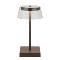 Dieter Knoll NABÍJATEĽNÁ STOLNÁ LAMPA, stmievač s regulačným kolieskom, 13,7/27 cm