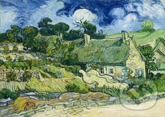 Vincent Van Gogh - Thatched Cottages at Cordeville, 1890 - puzzle z kategorie Umělecké