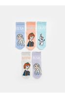 LC Waikiki Lcw Elsa Patterned Girl's Socks 5-Piece