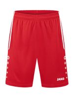 JAKO Sportske hlače  svijetlo crvena / bijela