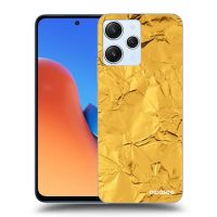 Silikónový prehľadný obal pre Xiaomi Redmi 12 5G - Gold