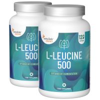 Essentials L-Leucin 500, hochdosiert - vegan, 240 Kapseln