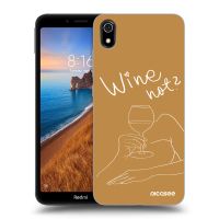 Silikónový prehľadný obal pre Xiaomi Redmi 7A - Wine not