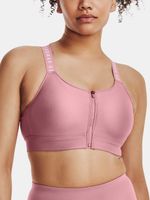 Under Armour UA Infinity High Zip Sport Büstenhalter Rosa