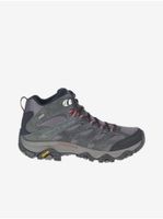 Šedé pánské kotníkové outdoorové tenisky MERRELL Moab 3 Mid GTX