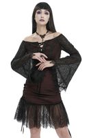 Damen Kleid DEVIL FASHION - Gothic Dark Red XS