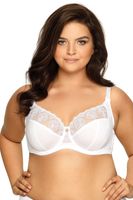 Nevyztužená podprsenka Ava Lingerie 1922 Freesia Bílá 65G