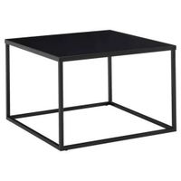 MID.YOU KONFERENČNÝ STOLÍK, čierna, kov, 60/60/40 cm