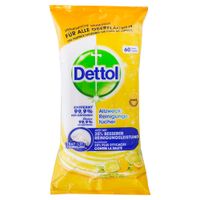 Dettol antibakteriální čistící ubrousky Citron a máta  60 ks