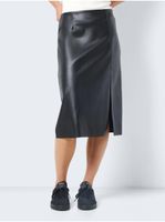 Black women's leatherette pencil skirt Noisy May Clara - Women's