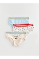 LC Waikiki Girls' Printed Panties 3-Pack