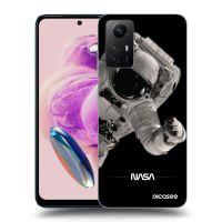 Silikónový čierny obal pre Xiaomi Redmi Note 12S - Astronaut Big
