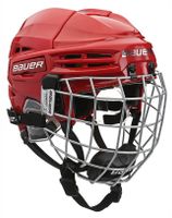Prilba Bauer Re-Akt 100 Combo YTH, červená, Detská, 49-54cm