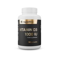 Doplněk stravy inSPORTline Vitamin D3 1000 IU, 90 kapslí