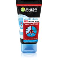 Garnier Pure Active čierna maska na tvár na čierne bodky s aktivným uhlím 3v1 150 ml