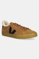 Veja sneakers din piele întoarsă Campo Winter culoarea maro, CW0320809B