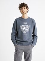 Celio Begrif Sweatshirt Blau