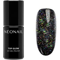 NEONAIL Top Glow zselés fedő körömlakk árnyalat Multicolor Holo 7,2 ml