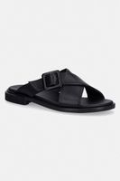 Camper papuci cu toc plat pentru femei, din piele Edy