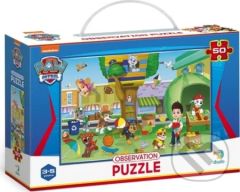 Puzzle s hledáním obrázků Tlapková patrola (50 dílků) - puzzle z kategorie 15 - 60 dílků