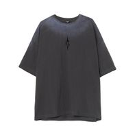 Cropp - Kratek top s potiskom - temno siva