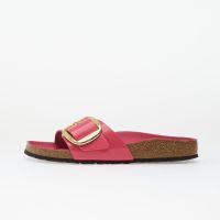 Sneakers Birkenstock Madrid Big Buckle Natural Leather Patent Women High-Shine Fuchsia Tulip EUR 38