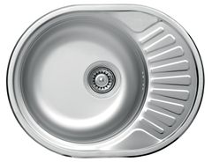 Novaservis Dřez 45x58 s odkapem a přepadem nerez DR45/58